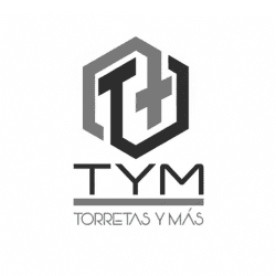 Home logo torretas y mas cuadrada gris